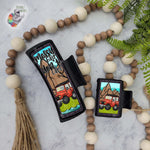 Load image into Gallery viewer, Outdoorsy Messy Hair Don't Care Hair Clip Sublimation Design