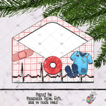 Load image into Gallery viewer, Nurse Letter Gift Card Holder Design