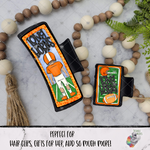 Load image into Gallery viewer, Orange Football Player Longhorns Hair Clip Design