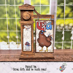 Load image into Gallery viewer, Patriotic Chicken Interchangeable Post Sign Design