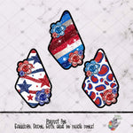 Load image into Gallery viewer, Patriotic Fancy Flower Design Bundle