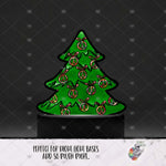 Load image into Gallery viewer, Peace Sign Christmas Tree Light Base Design