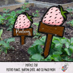 Load image into Gallery viewer, Strawberry Garden Stake Design Bundle