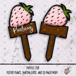 Load image into Gallery viewer, Strawberry Garden Stake Design Bundle
