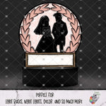 Load image into Gallery viewer, Pink Just Married Light Base Design