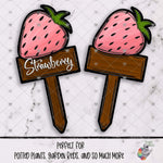 Load image into Gallery viewer, Strawberry Garden Stake Design Bundle