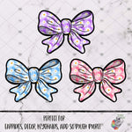 Load image into Gallery viewer, Plaid Daisy Bow Design Bundle