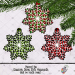 Load image into Gallery viewer, Plaid Snowflake Design Bundle