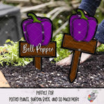 Load image into Gallery viewer, Bell Pepper Garden Stake Design Bundle