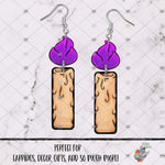 Load image into Gallery viewer, Purple Fire Candle Stick Design