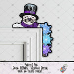 Load image into Gallery viewer, Winter Seal Snowflake Corner Sitter Design