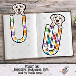 Load image into Gallery viewer, Great Pyrenees Bookmark Design