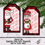 Load image into Gallery viewer, Santa and Mrs. Claus Tag Design Bundle