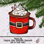 Load image into Gallery viewer, Santa Camping Mug Design