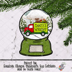 Load image into Gallery viewer, Santa's Workshop Truck Snow Globe Design