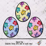 Load image into Gallery viewer, Scribble Flowers Easter Egg Design Bundle