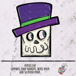 Load image into Gallery viewer, Skeleton Sublimation Design