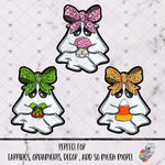 Load image into Gallery viewer, Halloween Treat Ghost with Bow Design Bundle
