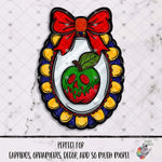Load image into Gallery viewer, Princess Scalloped Oval with Bow Design Bundle