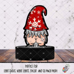 Load image into Gallery viewer, Mrs. Claus Tattoo Gnome Butt Light Base Design