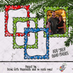 Load image into Gallery viewer, Snowflake Add Your Own Photo Stamp Design