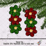 Load image into Gallery viewer, Snowflake Three Flower Design