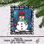 Load image into Gallery viewer, Snowman Stamp Design
