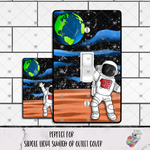 Load image into Gallery viewer, Astronaut Space Outlet Cover Design