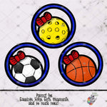 Load image into Gallery viewer, Sports Balls Hoop Design Bundle