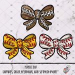 Load image into Gallery viewer, Sports Ball Bow Design Bundle