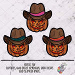 Load image into Gallery viewer, Spooky Cowboy Pumpkin Design Bundle