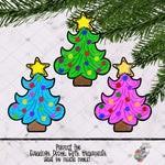 Load image into Gallery viewer, Whimsical Swirl Christmas Tree Design Bundle