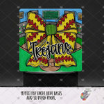 Load image into Gallery viewer, Trojans Sports Square Light Base Design