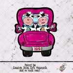 Load image into Gallery viewer, Valentine Cow Truck Sublimation Design