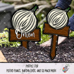 Load image into Gallery viewer, Onion Garden Stake Design Bundle