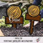 Load image into Gallery viewer, Onion Garden Stake Design Bundle