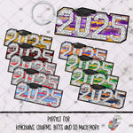 Load image into Gallery viewer, Horizontal Graduation Cap 25 Design Bundle 1