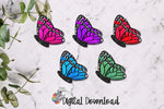 Load image into Gallery viewer, Colorful Butterfly Design Bundle
