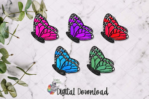 Colorful Butterfly Design Bundle