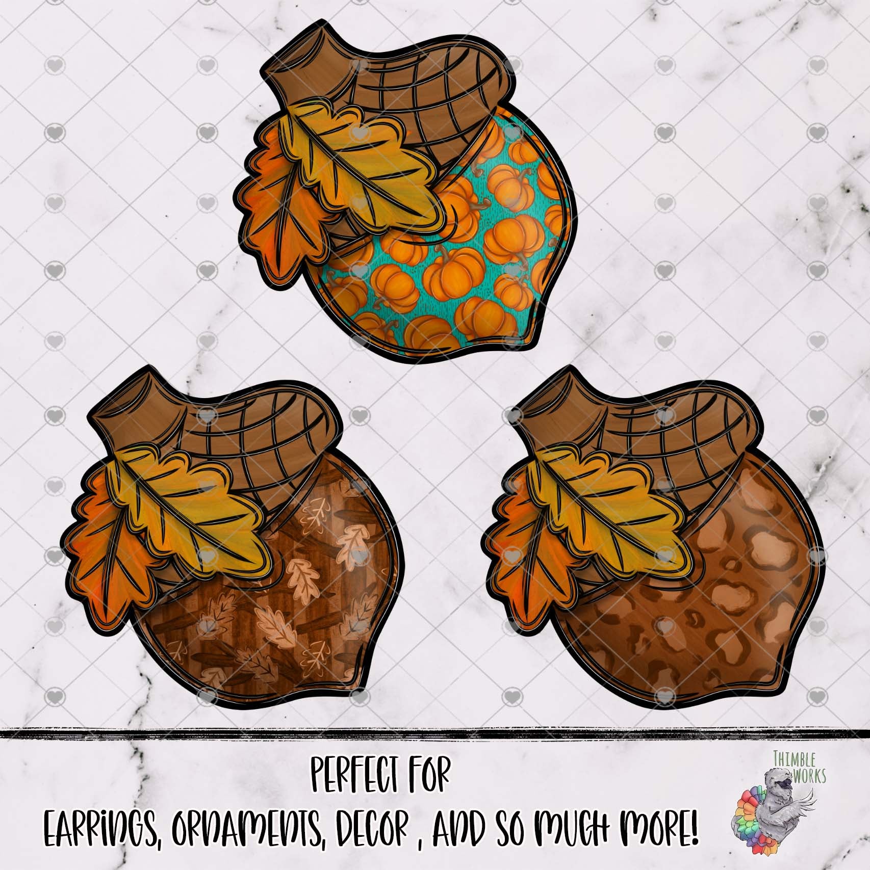 Fall Acorn Design Bundle