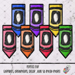 Load image into Gallery viewer, Crayons Pencil Design Bundle
