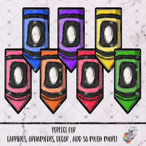 Crayons Pencil Design Bundle