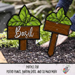 Load image into Gallery viewer, Basil Garden Stake Design Bundle
