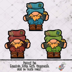 Plaid Scarecrow Gnome Design Bundle