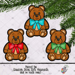 Load image into Gallery viewer, Gift Bow Teddy Bear Design Bundle
