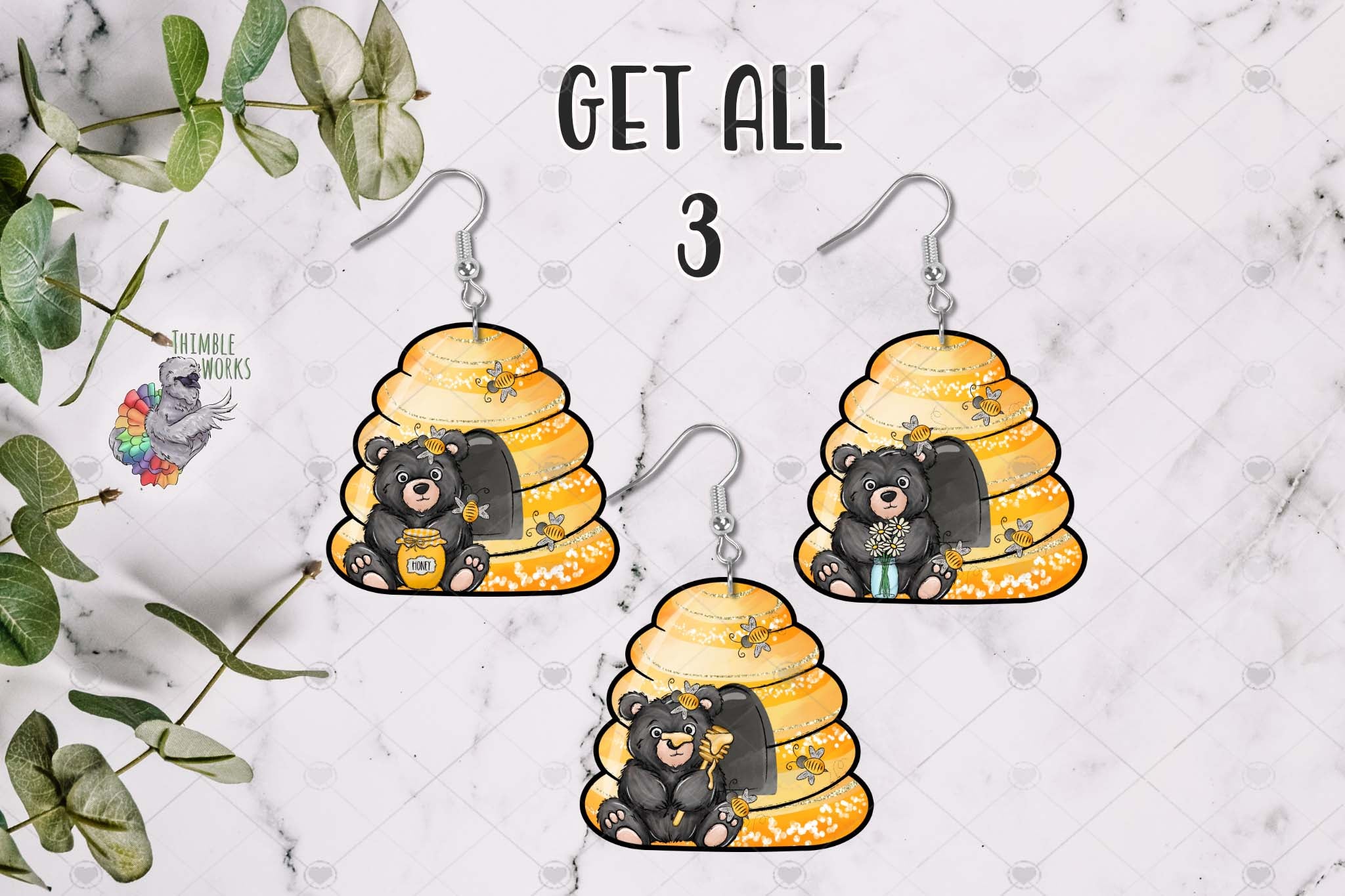 Bear Honeybee House Design Bundle