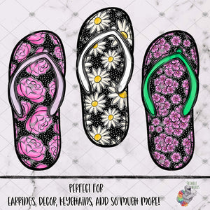 Birth Month Flip Flop Design Bundle 2
