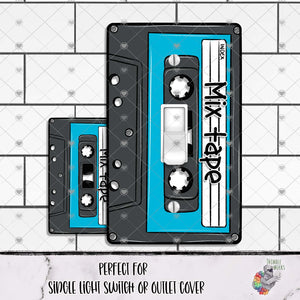 Mix Tape Cassette Outlet Cover Design