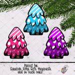 Load image into Gallery viewer, Bright Chubby Christmas Tree Design Bundle
