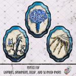 Load image into Gallery viewer, Skeleton Bride Oval Frame Design Bundle
